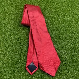 Scappino Mens Red Formal Luxury Pointed Neck Tie